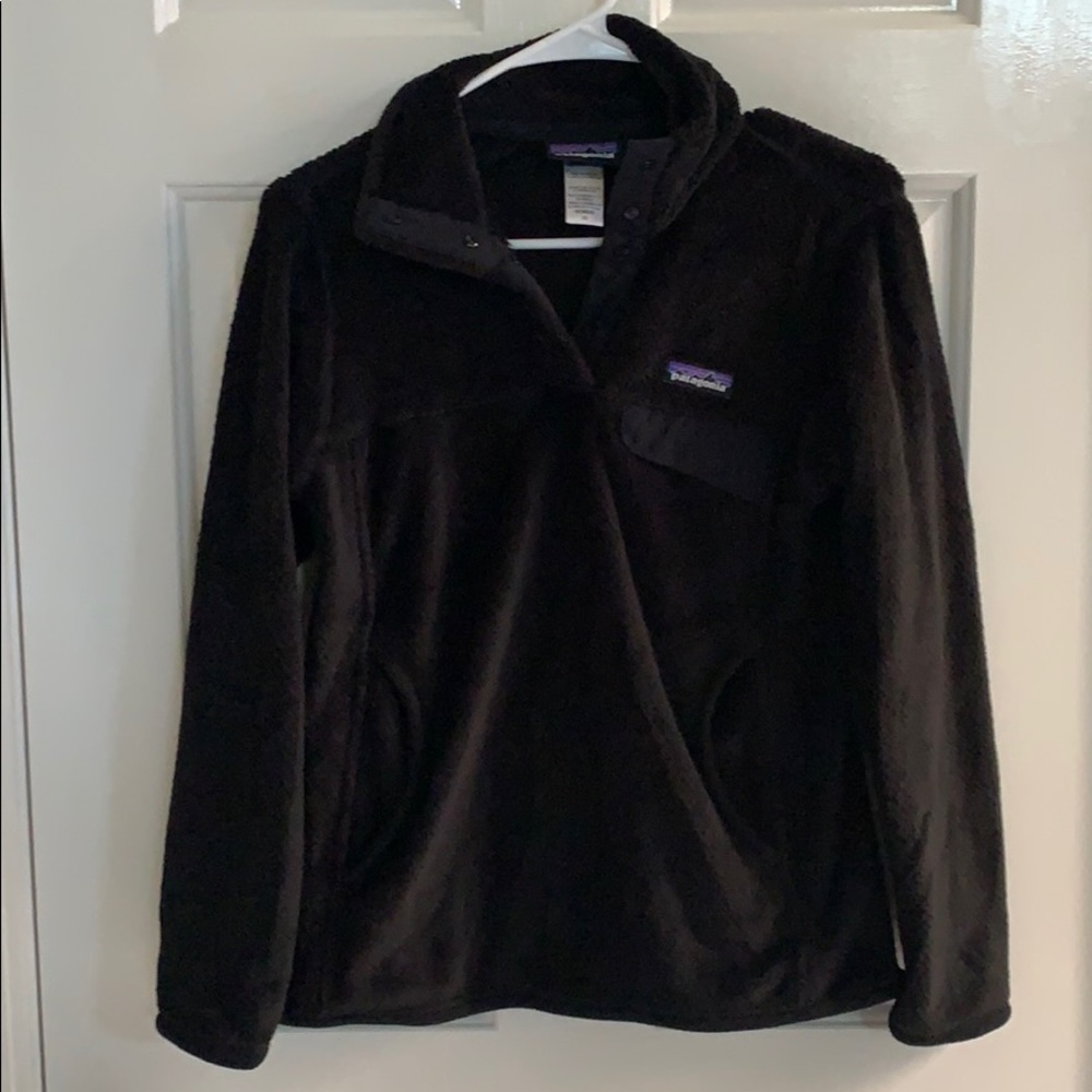 Patagonia Re-Tool Black Pullover